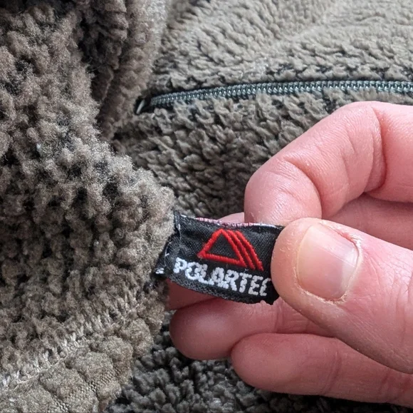 Patagonia Men’s 2009 MARS R2 Regulator Army Green Fleece Jacket XL - Picture 9 of 9